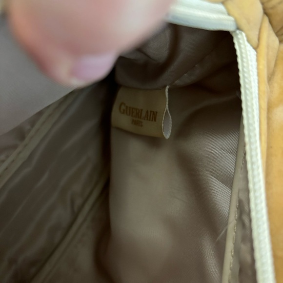 Guerlain Suede Velvet Tan Handbag Shoulder Bag Women’s - Picture 8 of 8